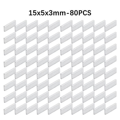 Powerful Square Neodymium Magnets, High-Strength Refrigerator Stickers & DIY Magnets