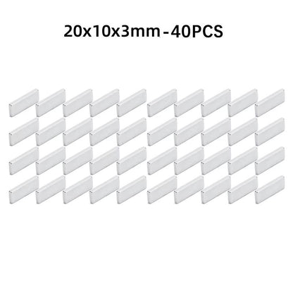 Powerful Square Neodymium Magnets, High-Strength Refrigerator Stickers & DIY Magnets