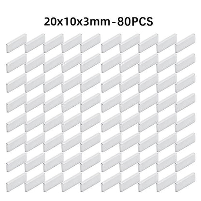 Powerful Square Neodymium Magnets, High-Strength Refrigerator Stickers & DIY Magnets