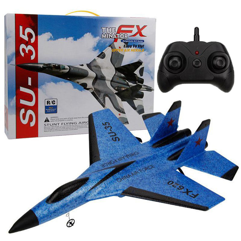 RC Plane 2.4G Remote Control Fighter Jet High Speed Flying Toy