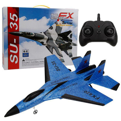 RC Plane 2.4G Remote Control Fighter Jet High Speed Flying Toy