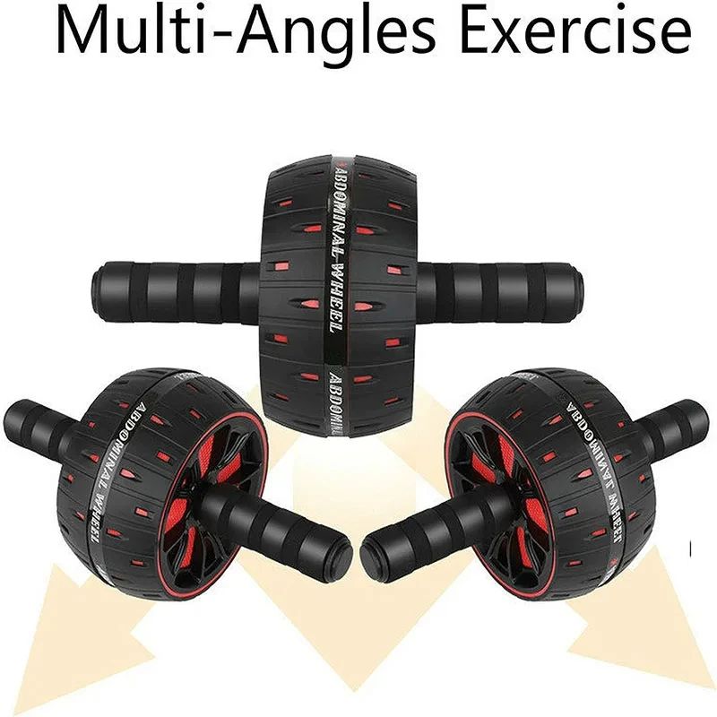 Professional Ab Roller Wheel Heavy Duty Stainless Steel Core Trainer for Home Fitness Workout