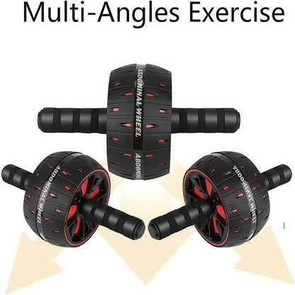 Professional Ab Roller Wheel Heavy Duty Stainless Steel Core Trainer for Home Fitness Workout