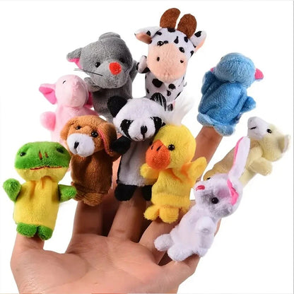 Soft Plush Finger Puppet Doll Fun Cartoon Puppet Toy for Babies, Toddlers & Early Learning Play