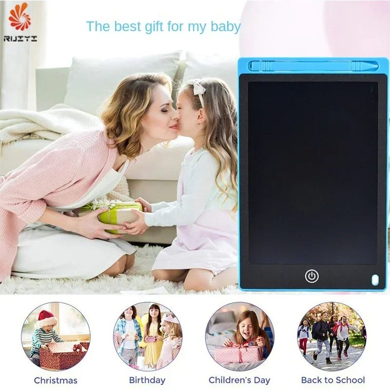 LCD Writing Tablet Drawing Board, Kids Graffiti Sketchpad Toy, Handwriting Blackboard for Creative Play & Learning