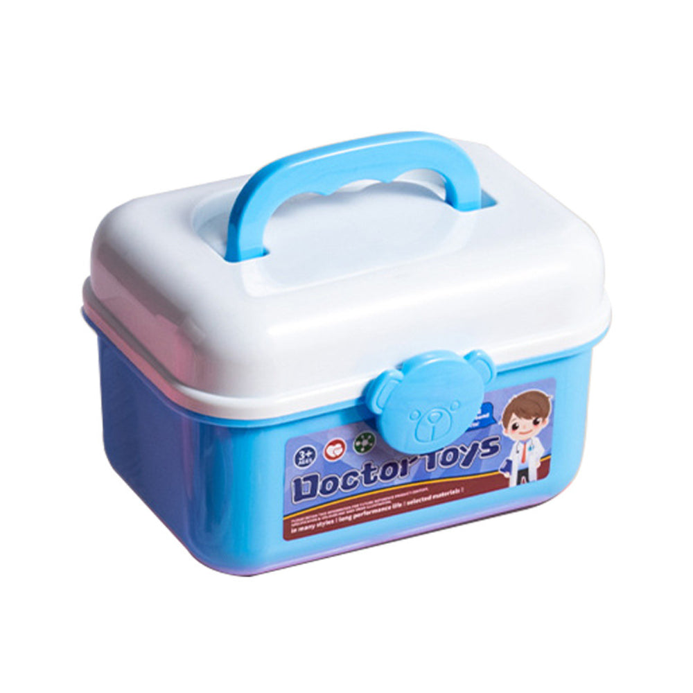 Kids Doctor Play Set Medical Toy Box with Stethoscope & Nurse Role Play Kit