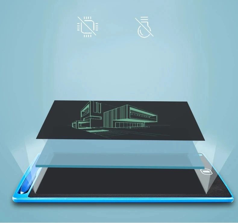 LCD Writing Tablet Drawing Board, Montessori Educational Toy & Magic Blackboard Gift for Kids
