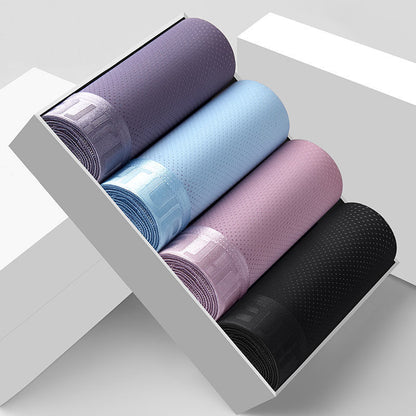 Men Boxer Shorts, Ice Silk Underwear Cool, Breathable & Sexy Slim Panties for All-Day Comfort