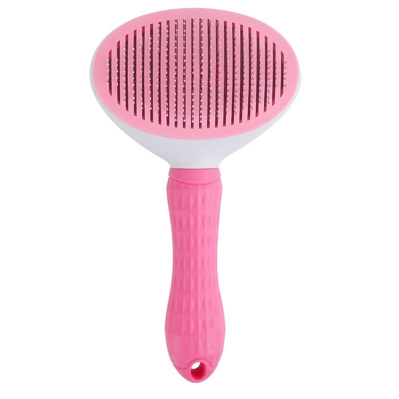 Self-Cleaning Pet Hair Remover Brush, Grooming Tool for Dogs & Cats | Pet Dog Brush & Cat Comb