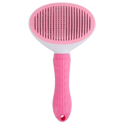 Self-Cleaning Pet Hair Remover Brush, Grooming Tool for Dogs & Cats | Pet Dog Brush & Cat Comb