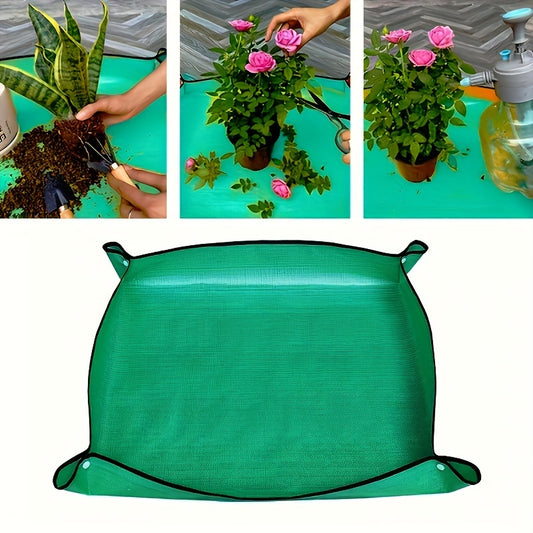 Planting Mat Gardening Potting Pad Foldable Garden Plant Flowers Pot Transplanting Waterproof Mats