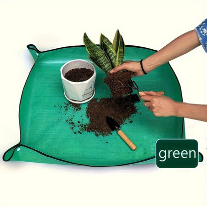 Planting Mat Gardening Potting Pad Foldable Garden Plant Flowers Pot Transplanting Waterproof Mats