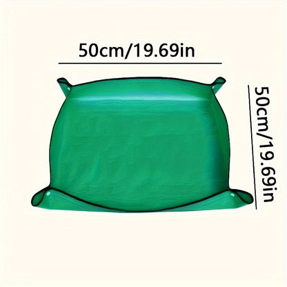 Planting Mat Gardening Potting Pad Foldable Garden Plant Flowers Pot Transplanting Waterproof Mats