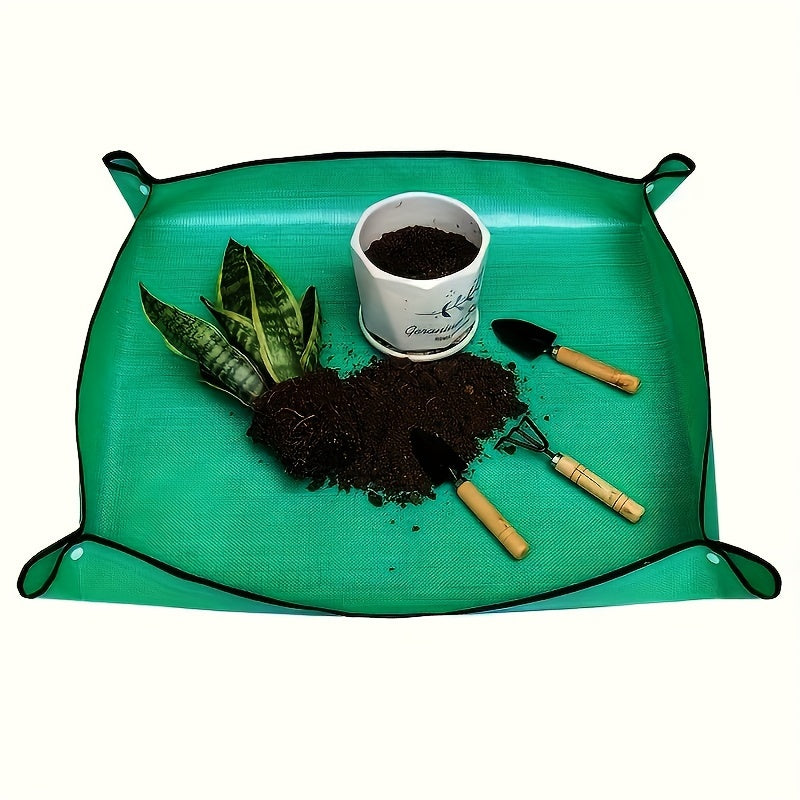 Planting Mat Gardening Potting Pad Foldable Garden Plant Flowers Pot Transplanting Waterproof Mats