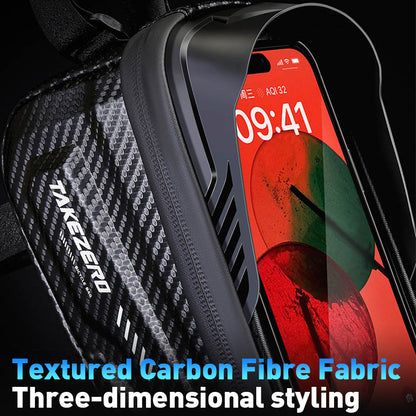 NEWBOLER Waterproof Bike Frame Bag, Touchscreen Phone Case, Rainproof Cycling Top Tube Bag for MTB & Road Bikes