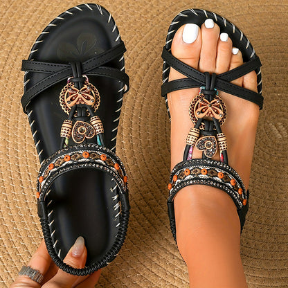 Womens Summer Sandals Casual Walking Shoes for Beach & Party Comfortable Outdoor Footwear