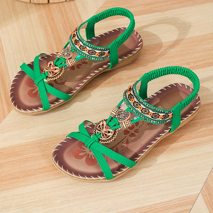 Womens Summer Sandals Casual Walking Shoes for Beach & Party Comfortable Outdoor Footwear