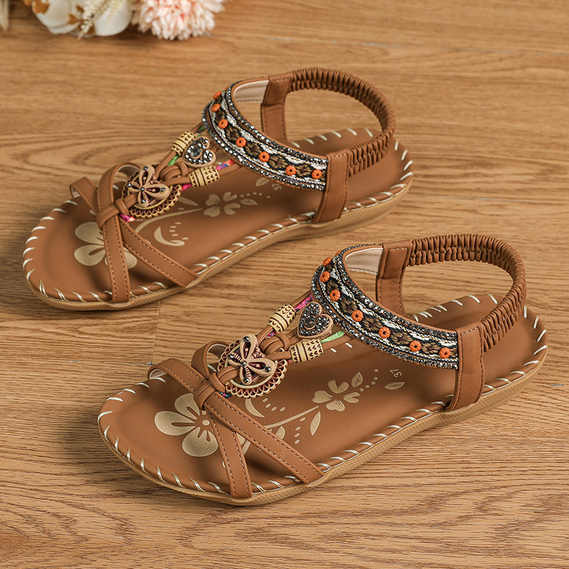 Womens Summer Sandals Casual Walking Shoes for Beach & Party Comfortable Outdoor Footwear