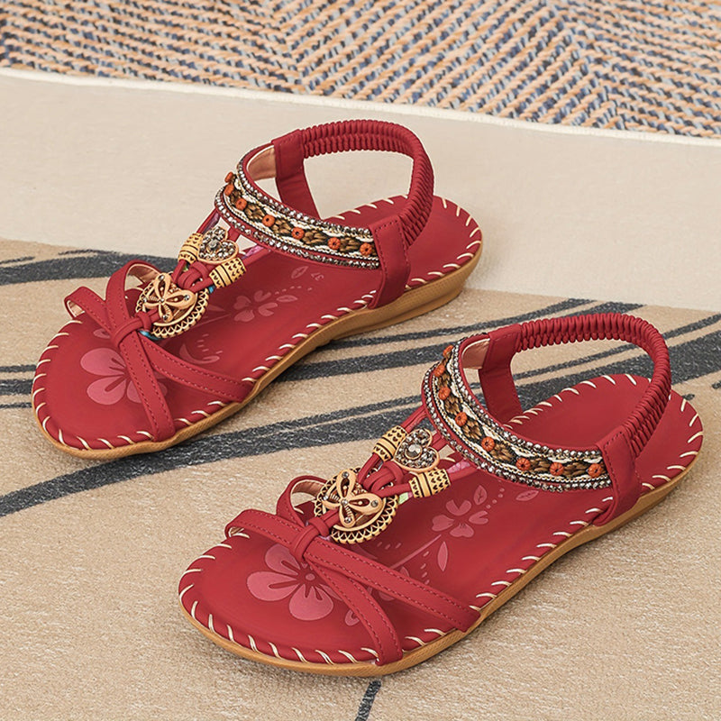 Womens Summer Sandals Casual Walking Shoes for Beach & Party Comfortable Outdoor Footwear