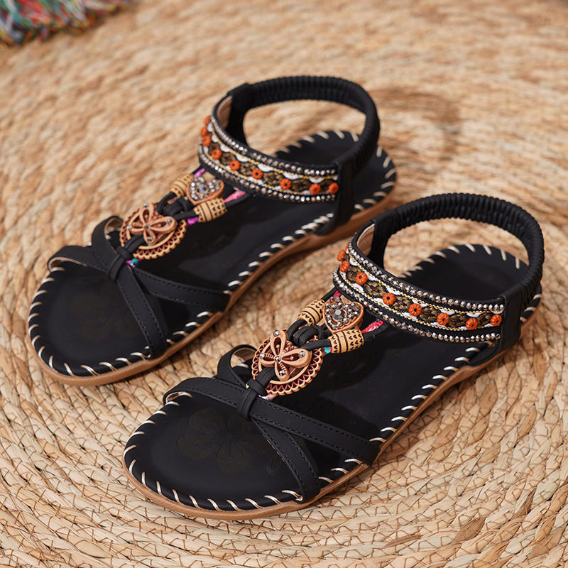 Womens Summer Sandals Casual Walking Shoes for Beach & Party Comfortable Outdoor Footwear