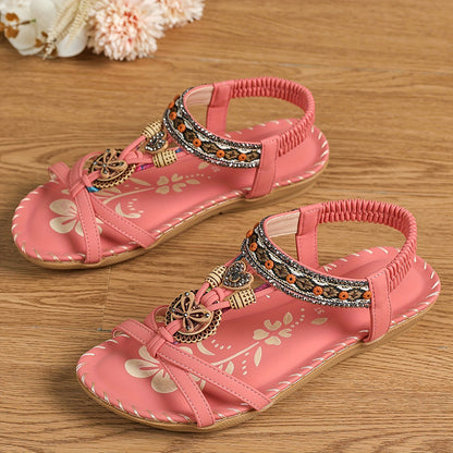 Womens Summer Sandals Casual Walking Shoes for Beach & Party Comfortable Outdoor Footwear