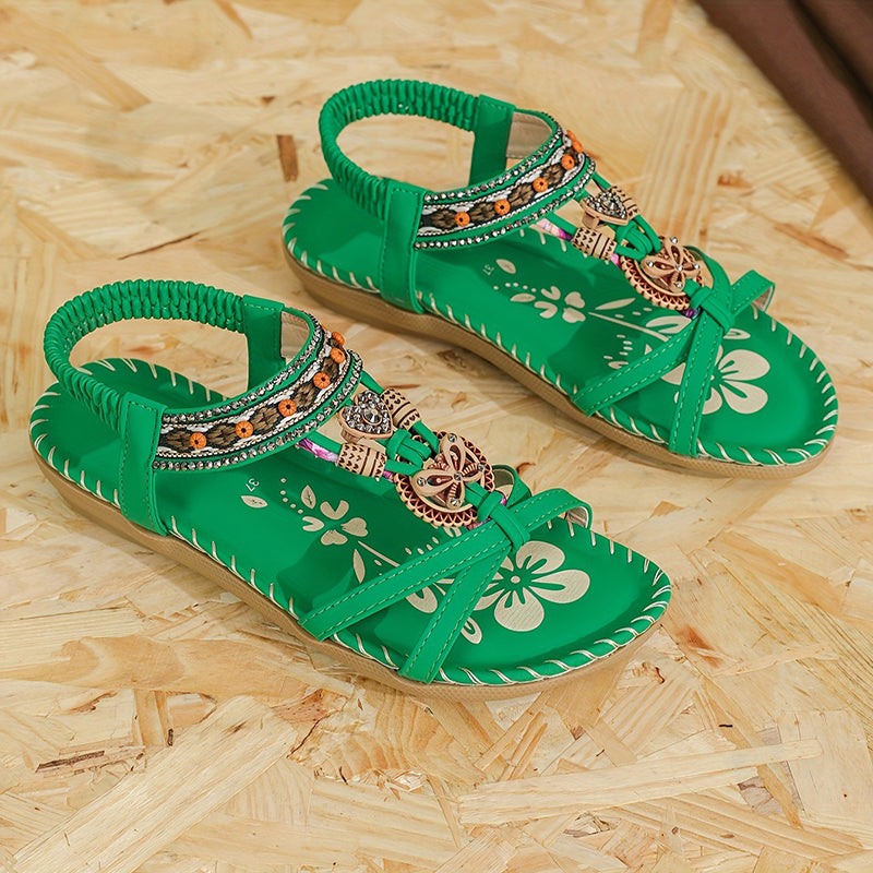 Womens Summer Sandals Casual Walking Shoes for Beach & Party Comfortable Outdoor Footwear
