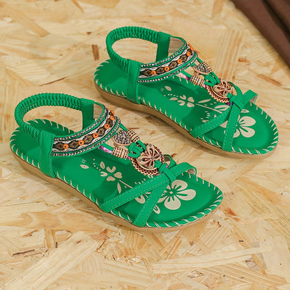 Womens Summer Sandals Casual Walking Shoes for Beach & Party Comfortable Outdoor Footwear