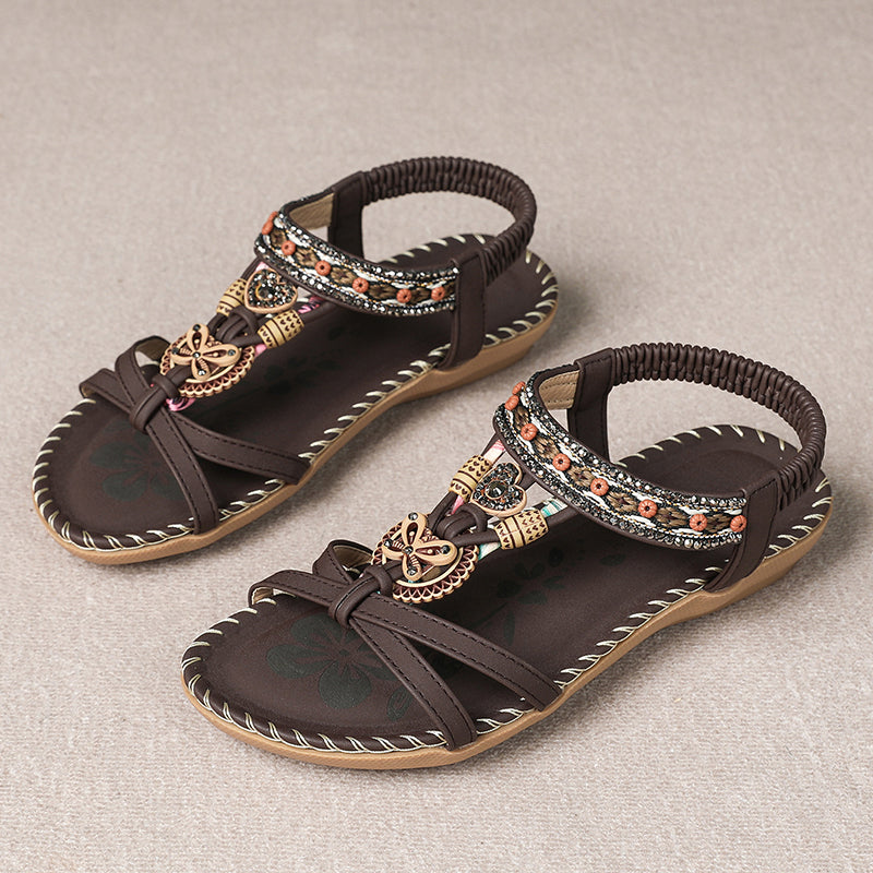 Womens Summer Sandals Casual Walking Shoes for Beach & Party Comfortable Outdoor Footwear