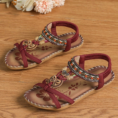 Womens Summer Sandals Casual Walking Shoes for Beach & Party Comfortable Outdoor Footwear
