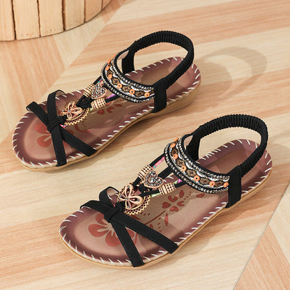 Women's Beach Sandals Stylish Summer Casual Walking Shoes for Outdoor and Party Wear