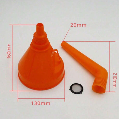 Heavy Duty Refueling Funnel with Filter Motorcycle & Car Oil Funnel for Easy Gasoline Filling