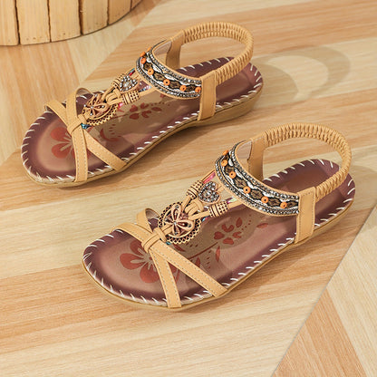Women's Beach Sandals Stylish Summer Casual Walking Shoes for Outdoor and Party Wear