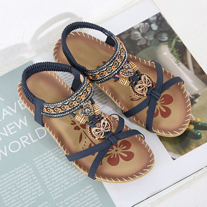 Women's Beach Sandals Stylish Summer Casual Walking Shoes for Outdoor and Party Wear