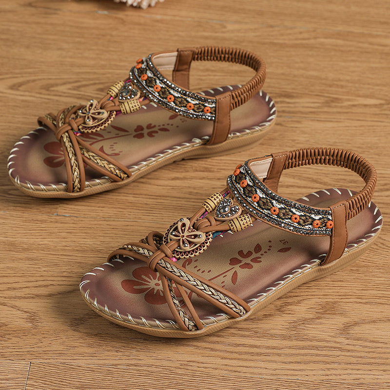 Women's Beach Sandals Stylish Summer Casual Walking Shoes for Outdoor and Party Wear