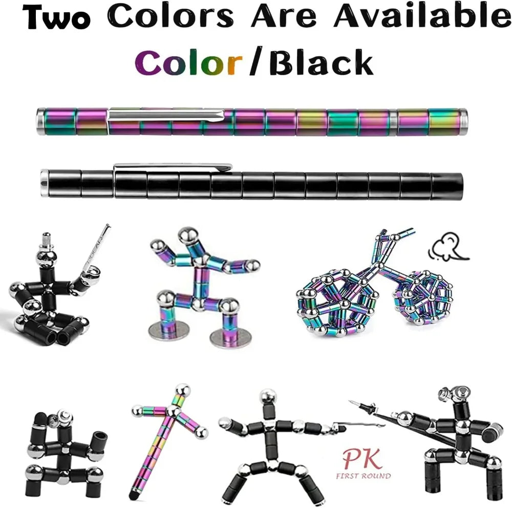 Magnetic Pen for Fidgeting Multifunctional Novel Pen for Decompression & Stress Relief