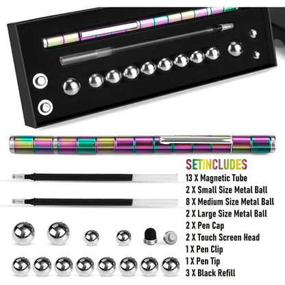 Magnetic Pen for Fidgeting Multifunctional Novel Pen for Decompression & Stress Relief