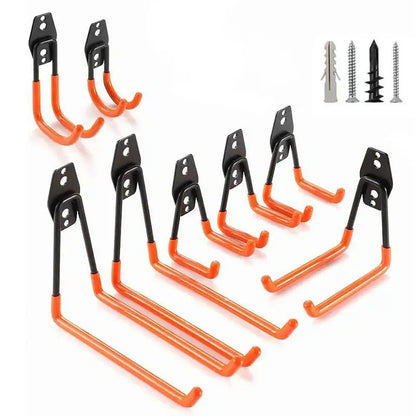 Wall Mount Bicycle Hanger Hooks, Heavy Duty Storage Hook for Garage, Ladders & Garden Tools