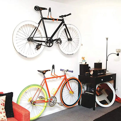 Wall Mount Bicycle Hanger Hooks, Heavy Duty Storage Hook for Garage, Ladders & Garden Tools