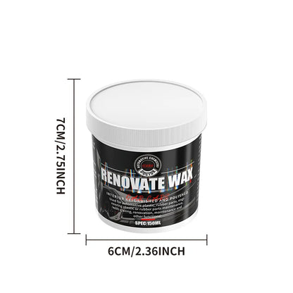 Premium Car Bumper Repair Paste, Fixes Scratches on Artificial Leather, Deep Black Effect, Car Polishing & Restoration