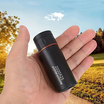 HD Monocular Telescope Compact & Portable for Travel, Hiking, Fishing, Camping, Stargazing & Bird Watching
