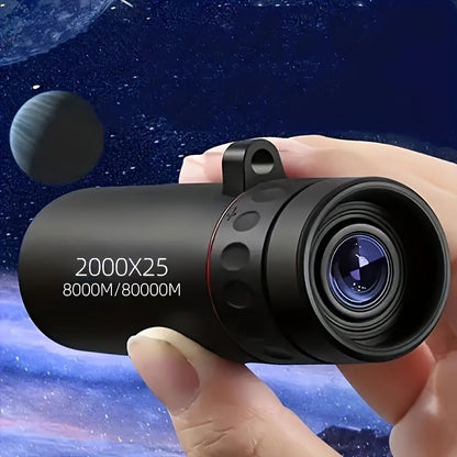 HD Monocular Telescope Compact & Portable for Travel, Hiking, Fishing, Camping, Stargazing & Bird Watching
