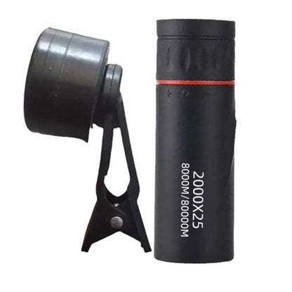 HD Monocular Telescope Compact & Portable for Travel, Hiking, Fishing, Camping, Stargazing & Bird Watching