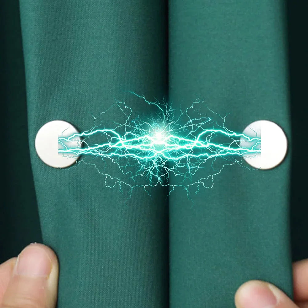 Magnetic Curtain Clip Strong Magnetic Button Clip for Window Screens, Blackout Curtains & Home Decor