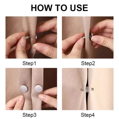 Magnetic Curtain Clip Strong Magnetic Button Clip for Window Screens, Blackout Curtains & Home Decor
