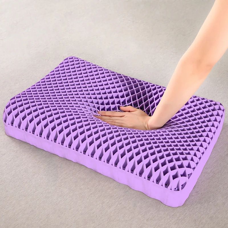 Pectin Pillow, Breathable Air Layer TPE Pillow, Washable Zero Pressure Cervical Neck Support