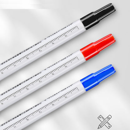 Double-Tip Deep Hole Long Head Nib Markers, Waterproof Multi-Purpose Pen for Metal, Woodworking & Bathroom Decoration