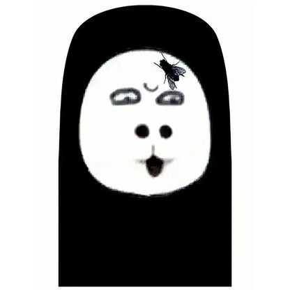 Seamless Mask, Funny Face Printed Head Scarf for Halloween & Cosplay, Breathable & Comfortable