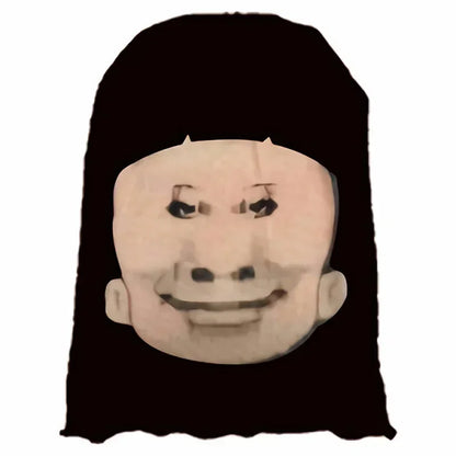 Seamless Mask, Funny Face Printed Head Scarf for Halloween & Cosplay, Breathable & Comfortable
