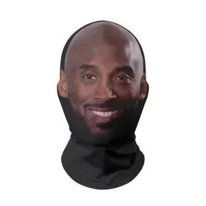 Seamless Mask, Funny Face Printed Head Scarf for Halloween & Cosplay, Breathable & Comfortable