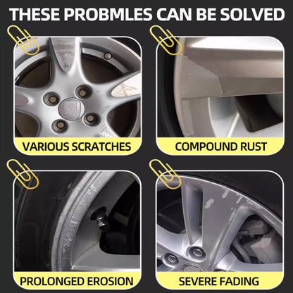 Car Hub Repair Kit, Deep Graphene Coating to Eliminate Scratches, Rust & Discoloration, Alloy Wheel Restoration